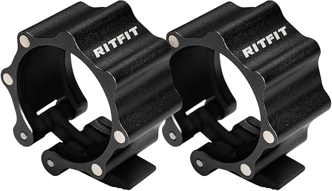 RitFit 2-Inch Magnetic Barbell Collars Locking Clamps - Image 2