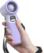 Portable Handheld Fan - 5000mAh Rechargeable Battery by KITWLEMEN