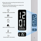LED Desk Lamp with Charger, USB Charging Port, Dual Swing Arm Desk Light with 5 - Image 2