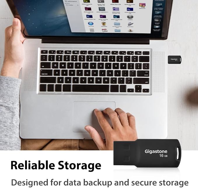 GIGASTONE V70 16GB 10-Pack USB 2.0 Flash Drive Thumb Drive Memory Stick Pen - Image 5