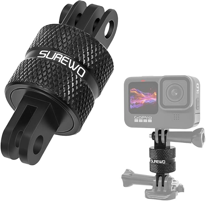 Aluminum 360 Degree Rotation Camera Mount, Metal Bracket Adapter Compatible by SKEZN