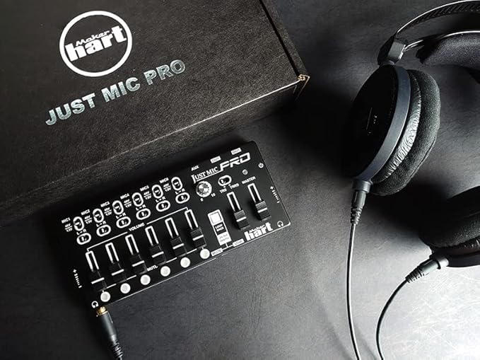 Maker hart Just Mic Multitrack Workstation /6 Mic IN-Mic Power/1 Stereo IN/4 - Image 5