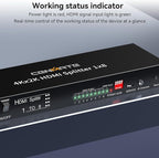 4K 1x8 HDMI Splitter 1 in 8 Out, 8 Port HDMI Splitter Support 4Kx2K@30Hz - Image 8