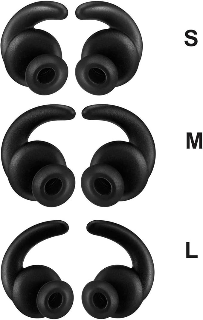 3 Pairs Replacement Anti-Slip Silicone Eartips Earbuds Ear Tips Buds Eargels - Image 2