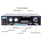 AK35 Stereo Amplifier Home Audio Bluetooth 5.0 Max 200W 2.0 Channel Mini - Image 4