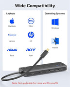 Selore Docking Station for MacBook Pro Air Windows, 10 in 1 Dual HDMI Adapter - Image 8