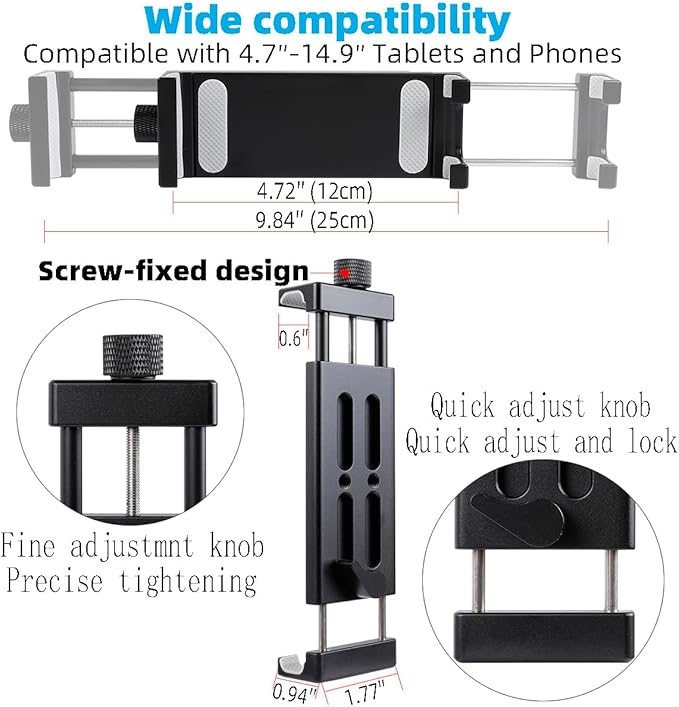 All-Aluminum Car Tablet Holder - Image 4