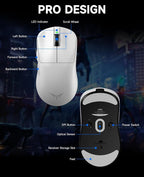 VGN F1 MOBA Wireless Gaming Mouse, 4K Polling Wired/Wireless Gamer Mice - Image 6