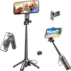 Magnetic Selfie Stick for iPhone, 4 in 1 Multifunctional Portable Selfie Sticks by XOSimpleisBeauty