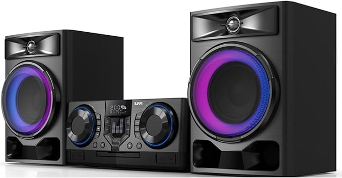 Pyle Mini Hi-Fi Bluetooth Stereo System – 3-Piece CD Player by PyleUSA