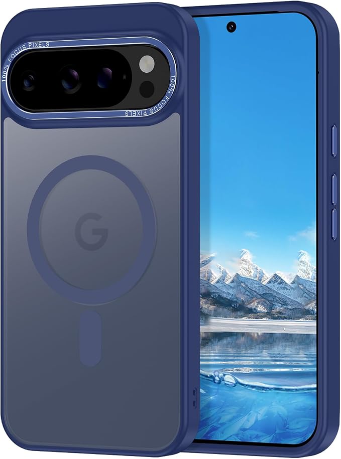 Magnetic for Google Pixel 10 Pro XL Case, Shockproof Slim Translucent Matte by Casehas