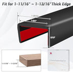 Rubber Edge Trim, 1-3/4 inch Wide U Channel Edge Trim, Big Size U Shaped Trim - Image 2