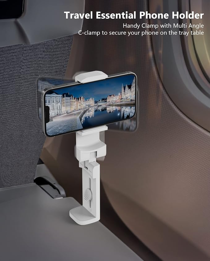 MiiKARE Airplane Phone Holder, Universal Handsfree Mount - Image 3