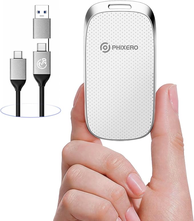 PHIXERO P20 External Portable SSD 1TB, External Solid State Drives by ProvidingSolutionsforDataStorage