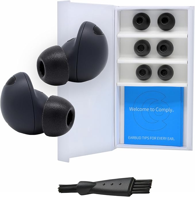 Comply TrueGrip | Premium Memory Foam Replacement Earbud Tips by ComplyFoam