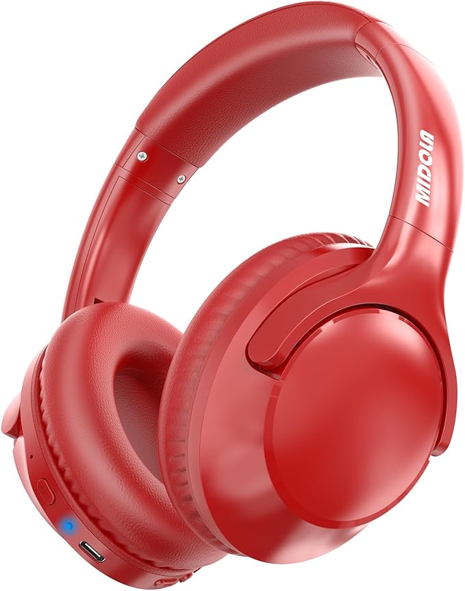 MIDOLA Bluetooth Headphones Over Ear 68H Playtime 6 EQ Wireless Headset by KidsHeadphonesBluetoothWirelessWire