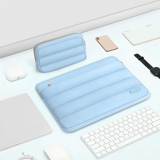MOSISO 13.3 inch Laptop Case, 13-13.3 inch Puffy Laptop Sleeve Compatible - Image 5