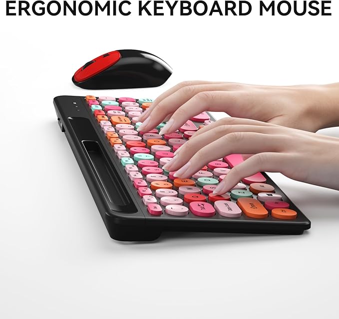 Retro Typewriter Wireless Keyboard - Image 7