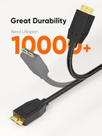 CableCreation 1FT*3 USB C to Micro B Cable, 10Gbps Speed External Hard Drive - Image 5