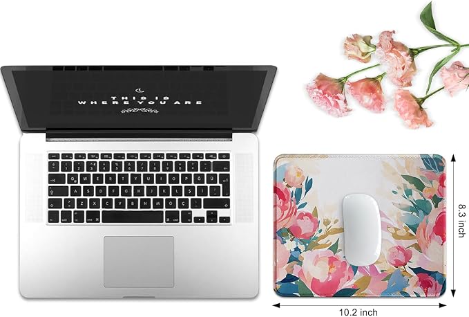 JIKIOU 3 Pack Mouse Pad with Stitched Edge, Comfortable Mouse Pads with - Image 2
