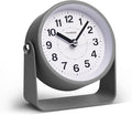 Analog Alarm Clock, Silent Non-Ticking Quartz Movement, Battery-Operated by TIMESS