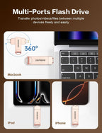 512GB Flash Drive Intended for iPhone, Memory Stick Storage Files Photos Videos - Image 2