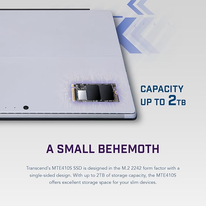 Transcend 512GB M.2 2242 SSD, PCIe Gen4x4 NVMe 3D TLC, - Image 6