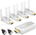 Wireless HDMI Transmitter and 4 Receivers 500FT/150M, 2.4G+5G Plug & Play by Elalight