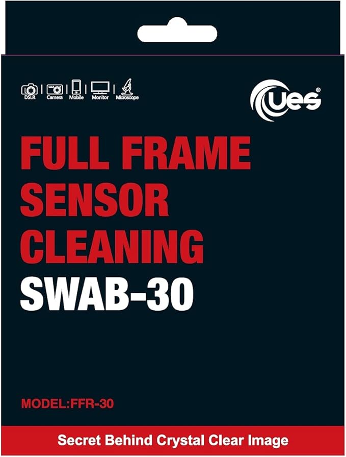 UES FFR-30 DSLR or SLR Digital Camera Sensor Cleaning Swabs - Image 8