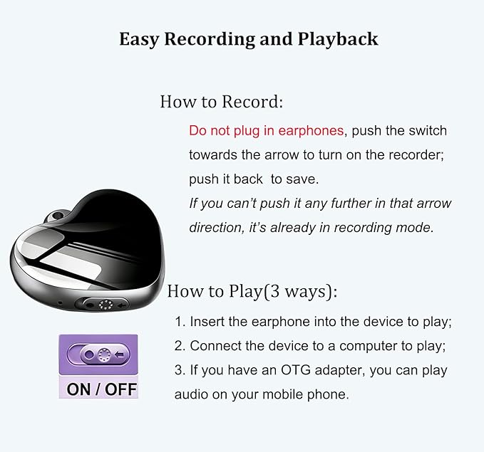 Mini Voice Recorder Digital Voice Recorders Small Voice Activated Recorder - Image 3