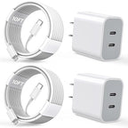 iPhone Charger 2Pack PD Dual USB C Charger Block Fast Charging Wall Charge Plug by Kruidvat