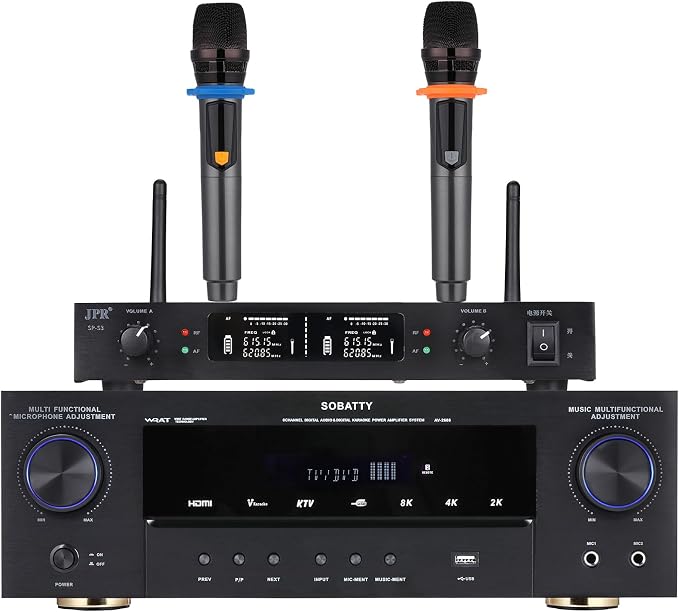 Stereo Receivers, 5.1 Channel Audio Amplifier by SOBATTY