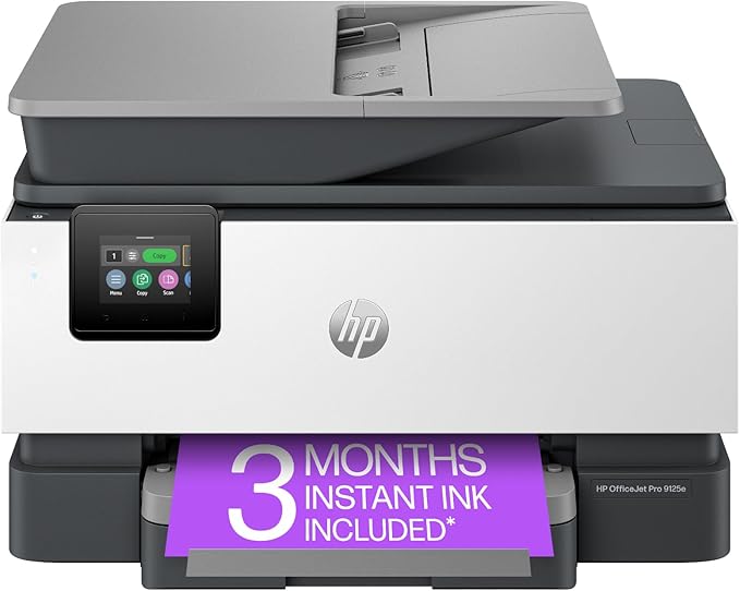 HP OfficeJet Pro 9125e All-in-One Printer, Printer-for-Small Medium Business by HP