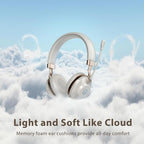 Wireless Headset, AI Noise Canceling Mic & USB Dongle, 45 Hrs Working Time V5.3 - Image 5