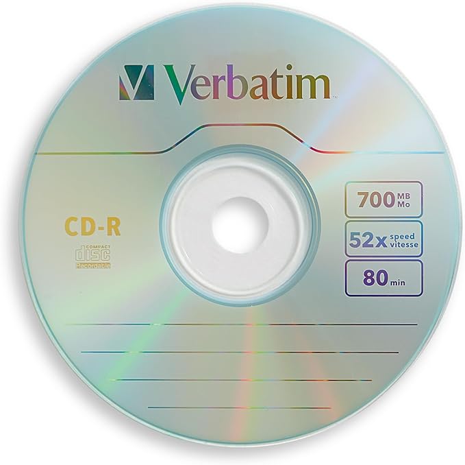 Verbatim CD-R Blank Discs 700MB 80 Minutes 52X Recordable Disc - Image 2