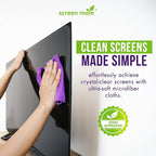 Screen Mom Screen Cleaner Purple Microfiber Cloths - Image 3