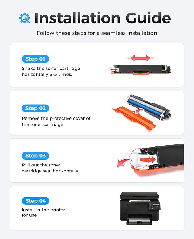 130A Toner Cartridge Set 4-Pack High Yield Replacement - Image 4