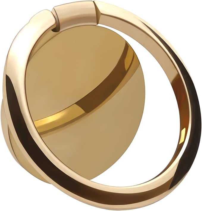 Metal Cell Phone Ring Holder Finger Ring Stand, 360 Degree Rotation Ring by OBHEI