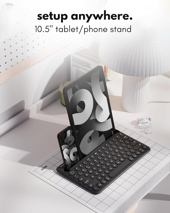 Macally Bluetooth Keyboard for Tablet | Wireless Keyboard for iPad mini/Air/Mini - Image 4