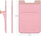2 Pack Stick On Wallet Sleeve Cell Phone Dual Pocket Card Holder Double Pocket - Image 6