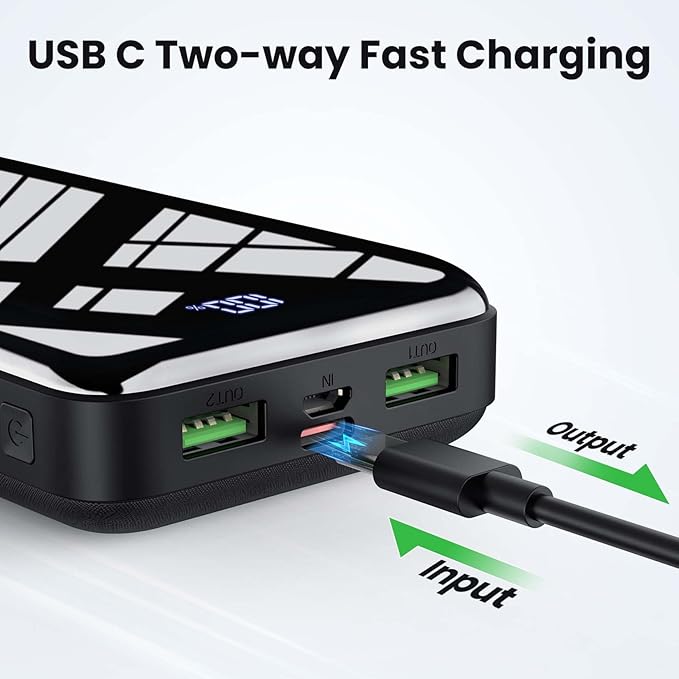 Portable Charger Power Bank 27000mAh, 22.5W Fast Charging USB C External - Image 4