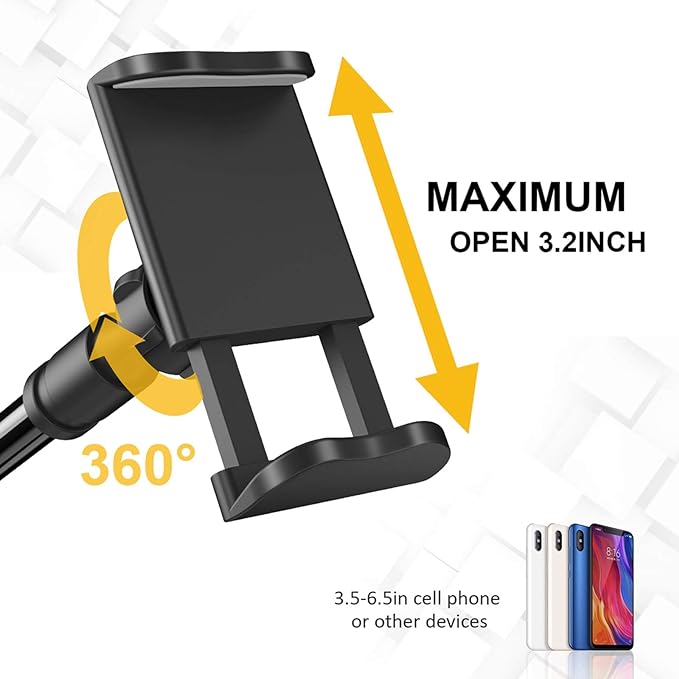 Phone Holder Bed Gooseneck Mount - Image 2
