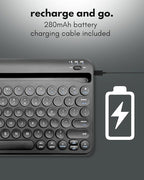 Macally Bluetooth Keyboard for Tablet | Wireless Keyboard for iPad mini/Air/Mini - Image 6