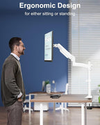 Single Monitor Mount Arm, VESA Desk Mount Stand - Image 8