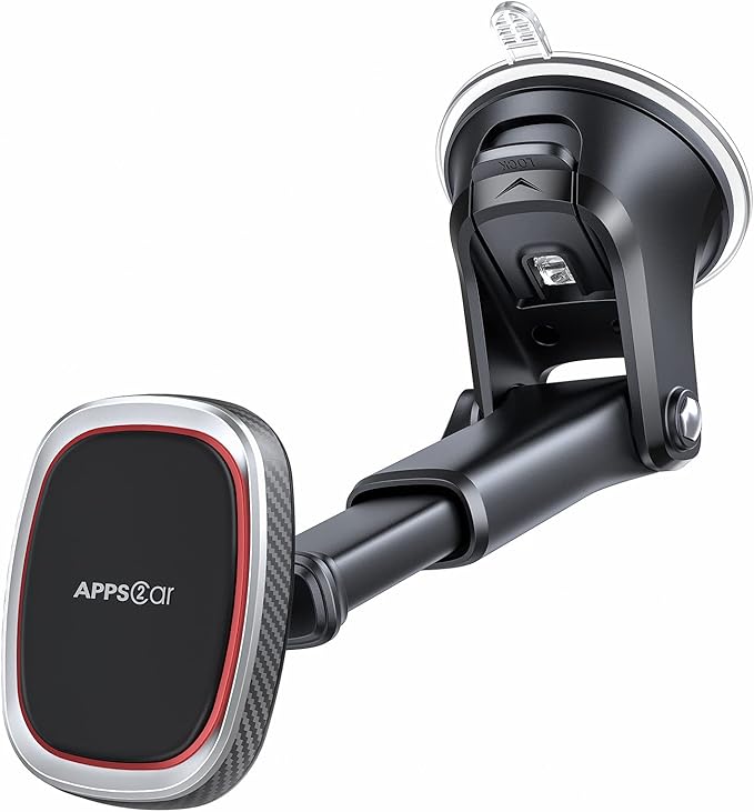 APPS2Car Magnetic Phone Mount, Dashboard Windshield Suction Cup Car Phone by APPS2Car