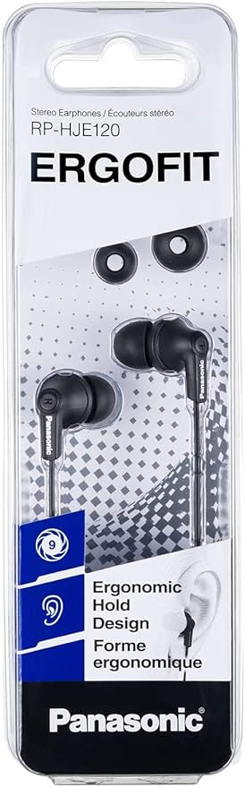 Panasonic ErgoFit Wired Earbuds, 3.5mm Jack In-Ear Headphones - Image 7