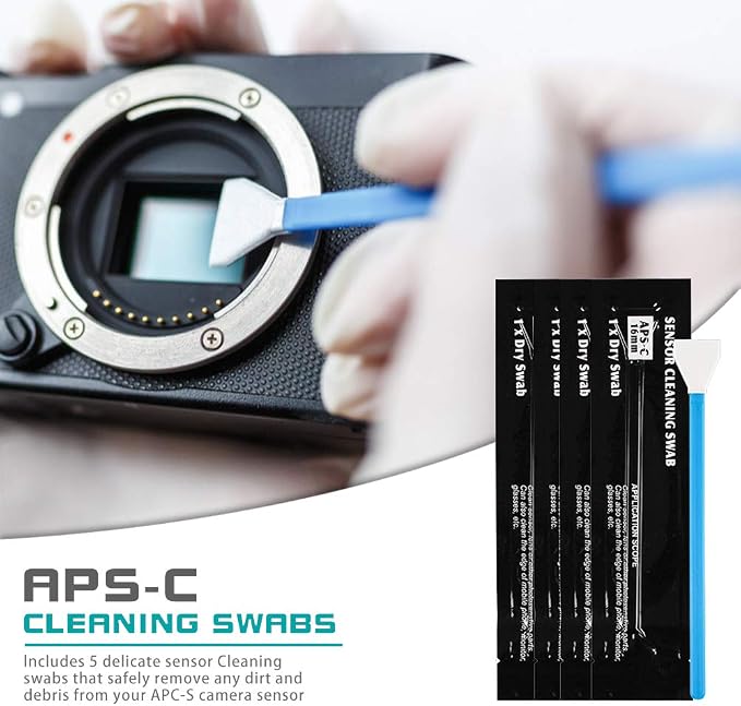 Professional Camera Cleaning Kit, Including Cleaning Solution/5 APS-C Cleaning - Image 3
