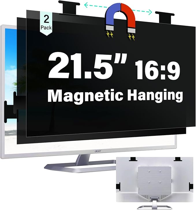 Magnetic 21.5 Inch Computer Privacy Screen by MaoYeye