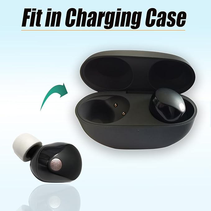 Memory Foam Eartips for Sony WF-1000XM5 Filter Screen Foam Tips for WF-1000XM5 - Image 4