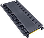 OrangeStar 2-Pack Rubber Cable Protector Ramp Heavy Duty 5-Channel Wire Cord - Image 6
